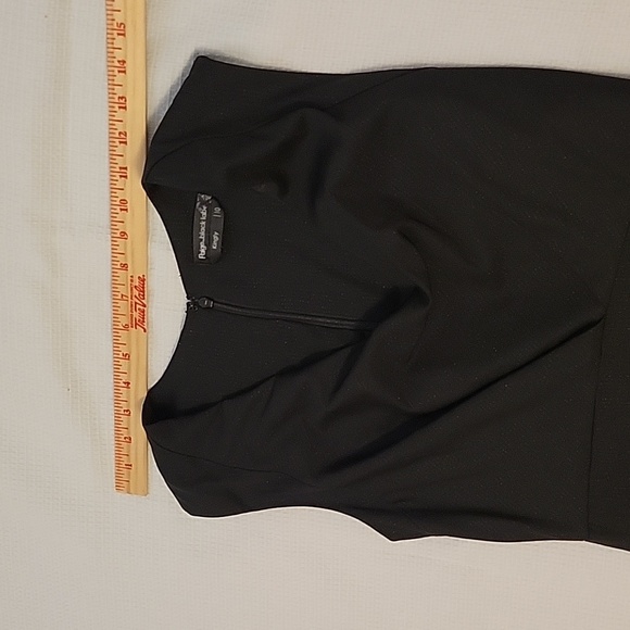 Paige Black Label Kingly Dress Size 10 Black With Subtle Silver Sparkles. - Picture 15 of 16